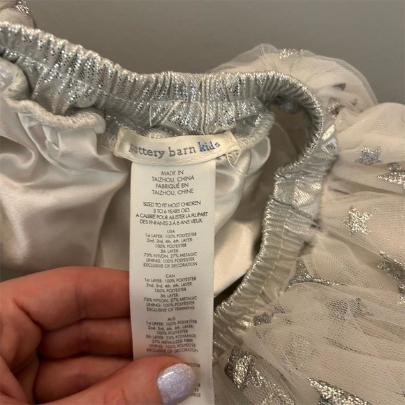 Pottery Barn Kids Girls Tulle Star Skirt Multicolor Size 4-5 Party Tutu - Picture 5 of 6